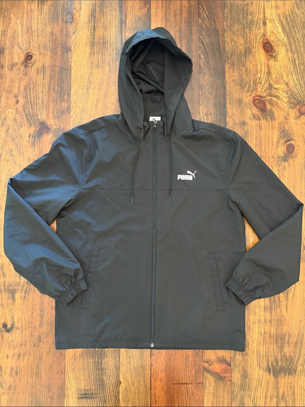 Puma Full Zip Hooded Windbreaker Jacket NWOT M